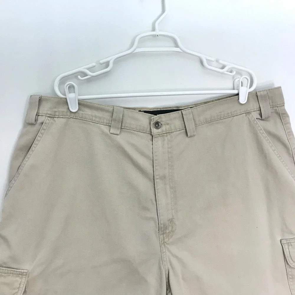 Vintage Levi's Silver Tab Cargo Shorts Men's 42 Khaki Y2K Grunge 90's Skater